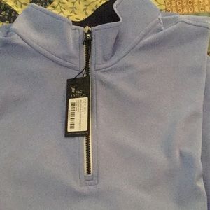 Fairway & Greene Tech 1/4 zip heavy wind shirt.